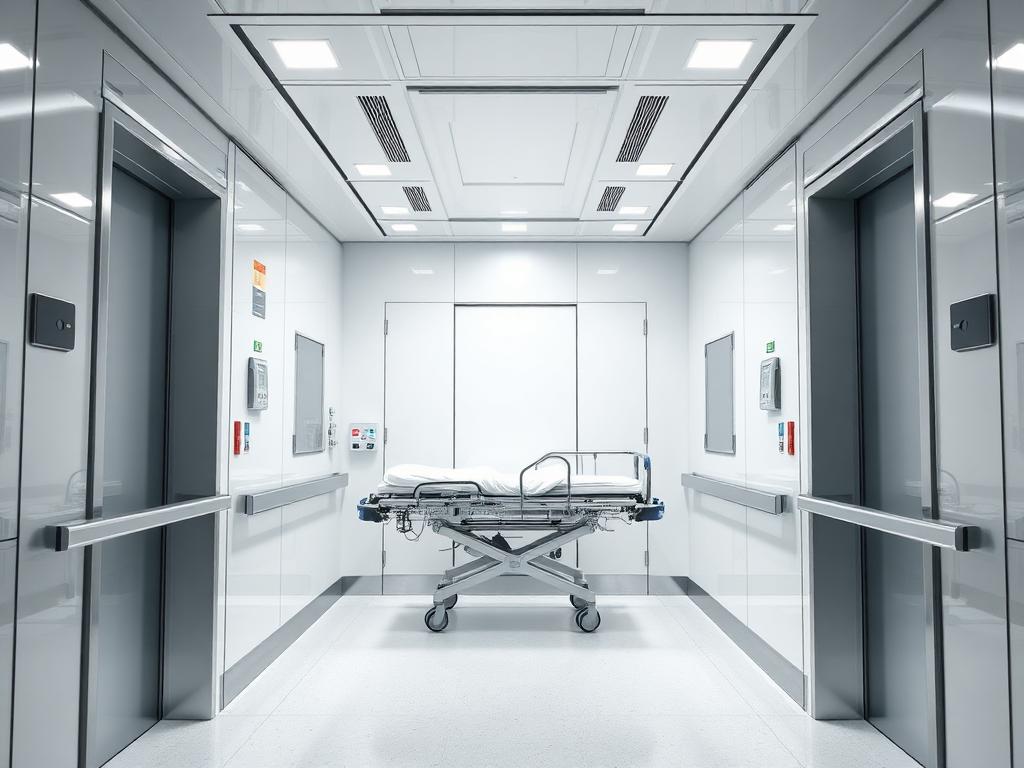 Hospital elevator solution by Sneha Tools and Engineering Works