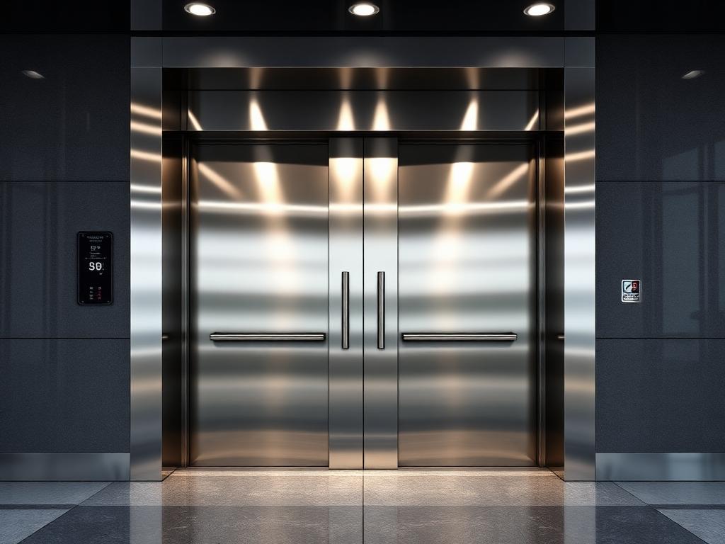 Elevator door component manufactured by Sneha Tools and Engineering Works